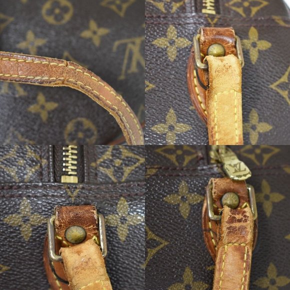 Authentic LOUIS VUITTON Blois Crossbody Shoulder Bag Monogram Leather Brown - Picture 5 of 16